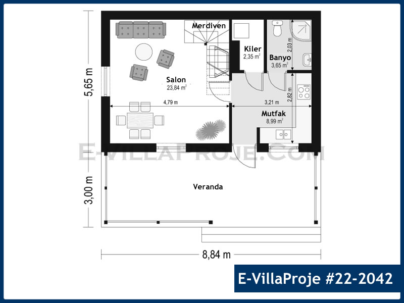 Model 22-2042 — 100 m², 2 kat thumbnail 2