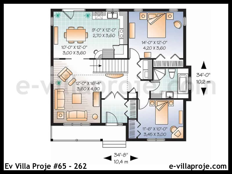 Model 65-262 — 101 m², 1 Kat thumbnail 2