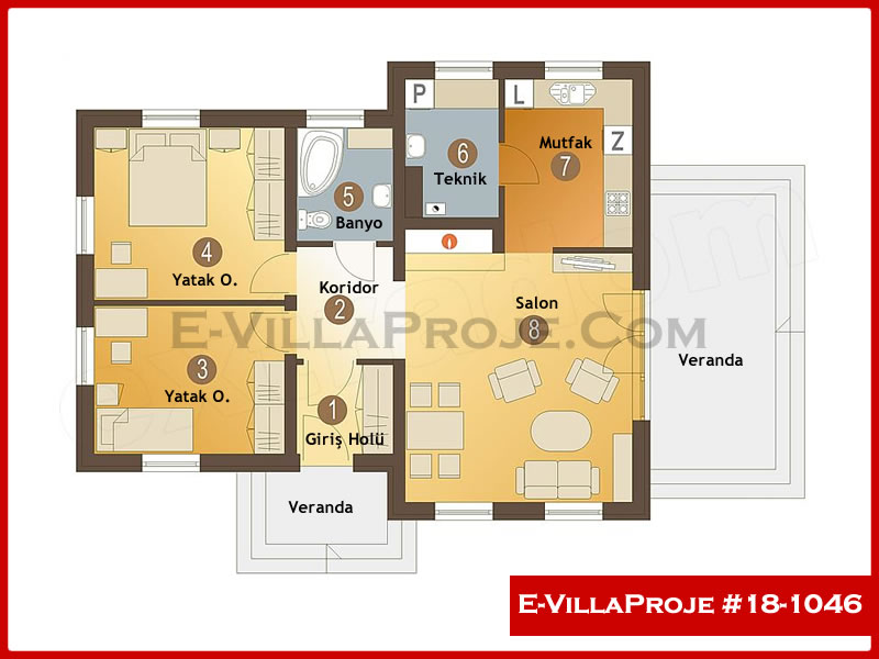 Model 18-1046 — 102 m², 1 Kat thumbnail 2