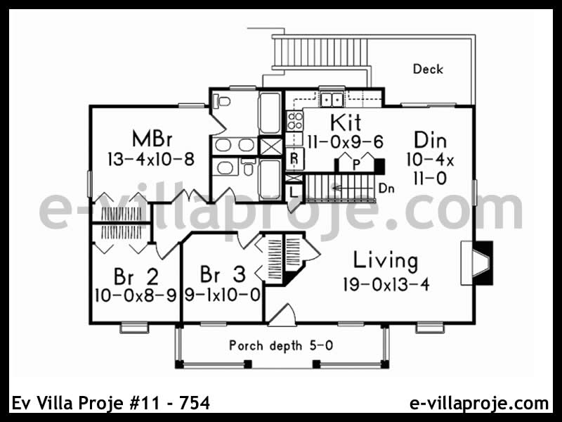 Model 11-754 — 103 m², 1 Kat thumbnail 2
