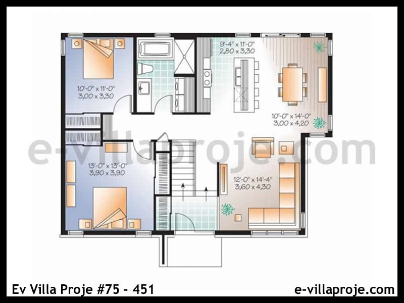 Model 75-451 — 104 m², 1 Kat thumbnail 2