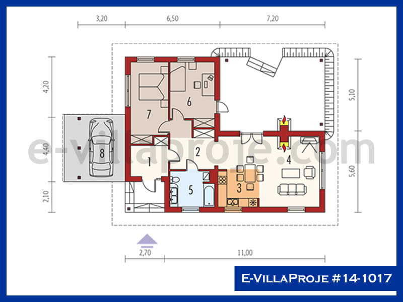 Model 14-1017 — 104 m², 1 Kat thumbnail 2