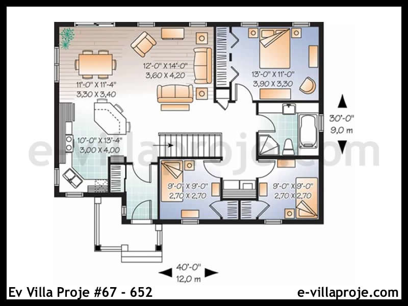 Model 67-652 — 105 m², 1 Kat thumbnail 2