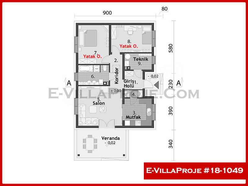 Model 18-1049 — 106 m², 1 Kat thumbnail 2
