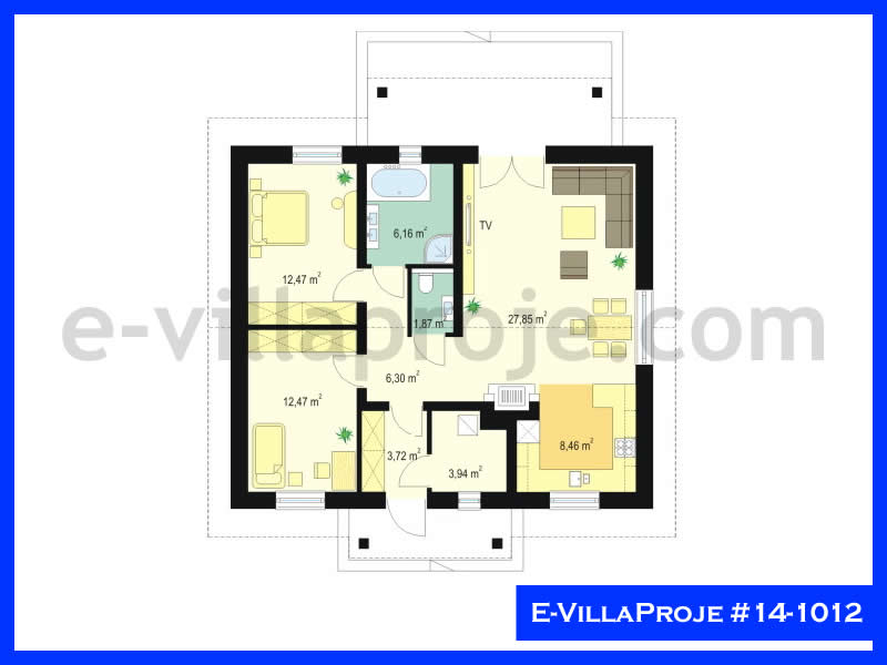 Model 14-1012 — 108 m², 1 Kat thumbnail 2