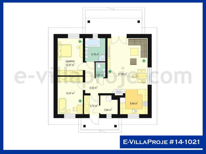 Model 14-1021 — 108 m², 1 Kat thumbnail 2