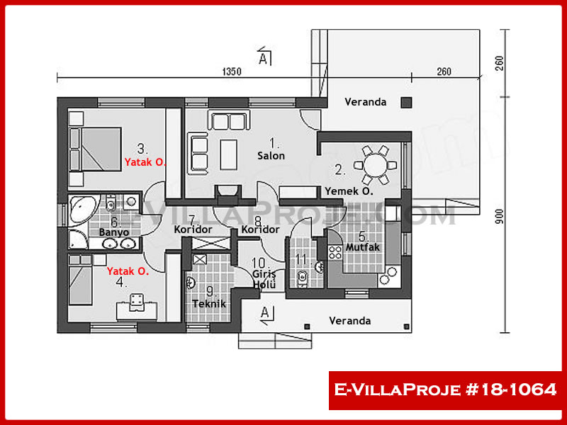Model 18-1064 — 109 m², 1 Kat thumbnail 2