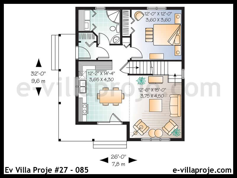 Model 27-085 — 110 m², 2 Kat thumbnail 2