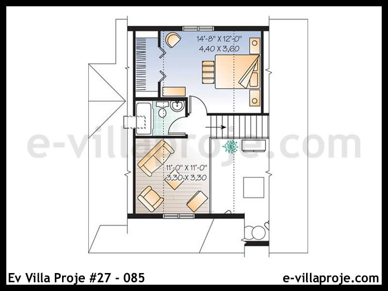 Model 27-085 — 110 m², 2 Kat thumbnail 3