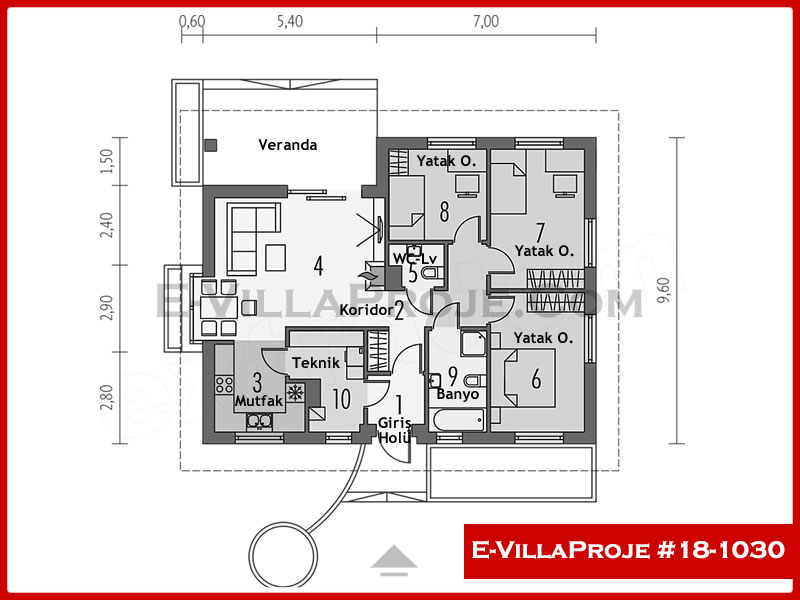 Model 18-1030 — 111 m², 1 Kat thumbnail 2