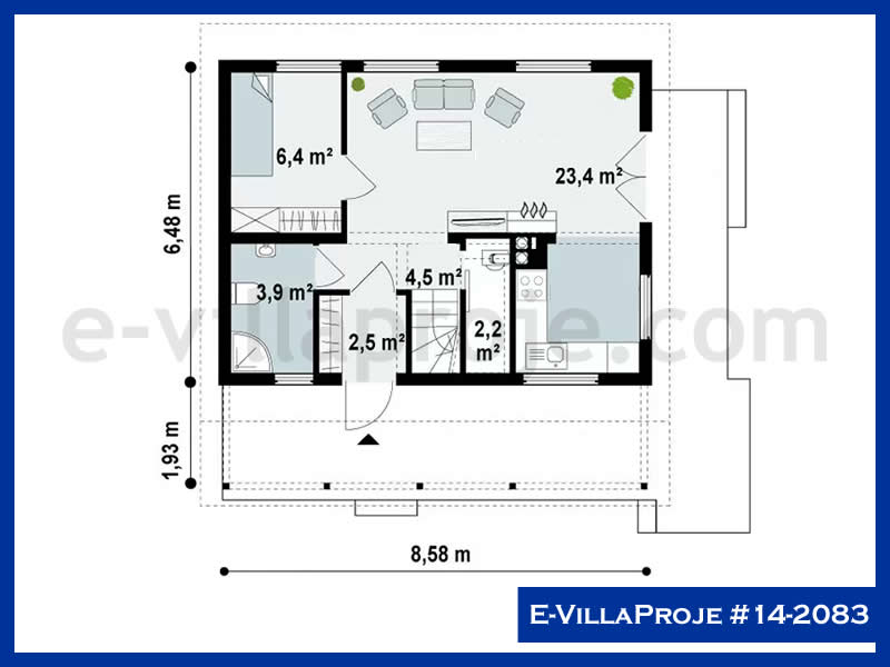 Model 14-2083 — 112 m², 2 Kat thumbnail 2