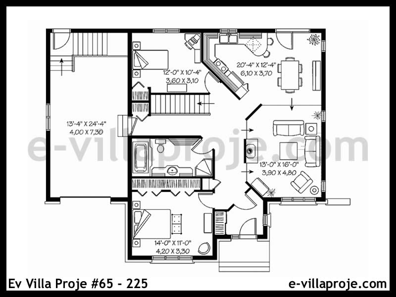 Model 65-225 — 112 m², 1 Kat thumbnail 2