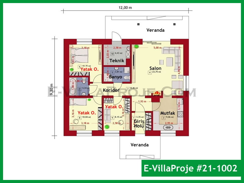 Model 21-1002 — 112 m², 1 Kat thumbnail 2
