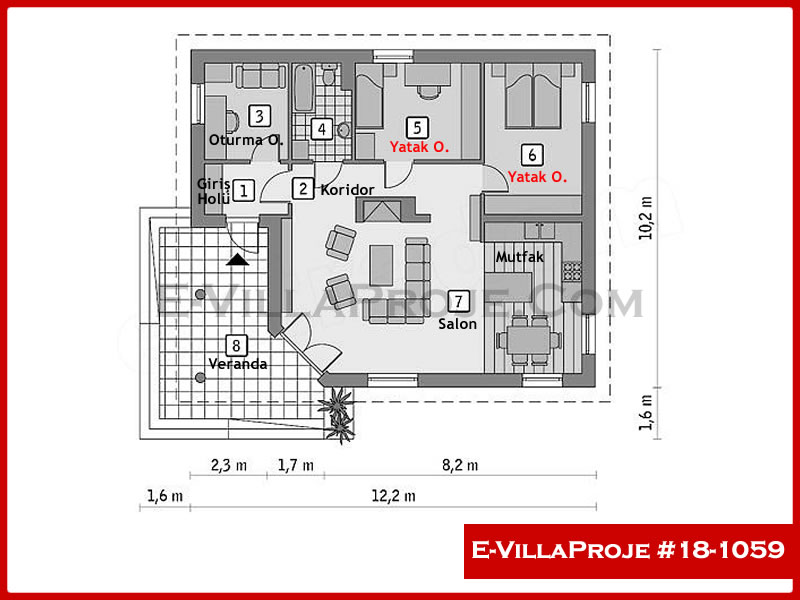 Model 18-1059 — 112 m², 1 Kat thumbnail 2