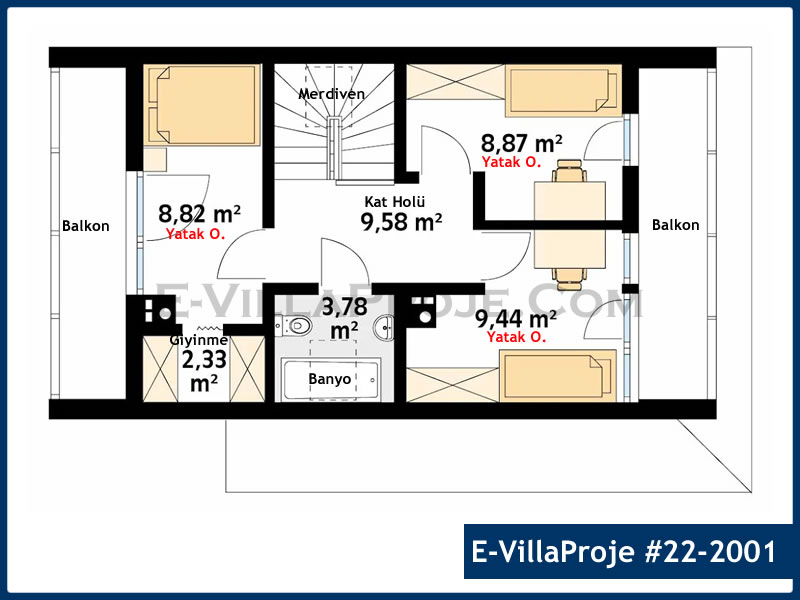Model 22-2001 — 113 m², 2 Kat thumbnail 3