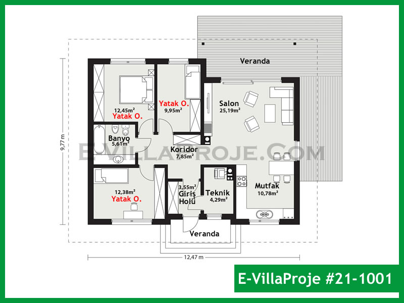 Model 21-1001 — 115 m², 1 Kat thumbnail 2
