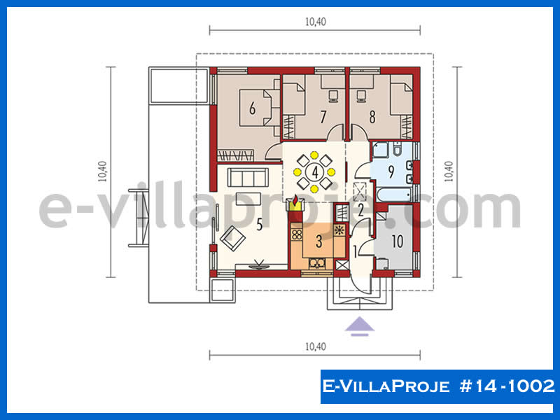 Model 14-1002 — 115 m², 1 Kat thumbnail 2