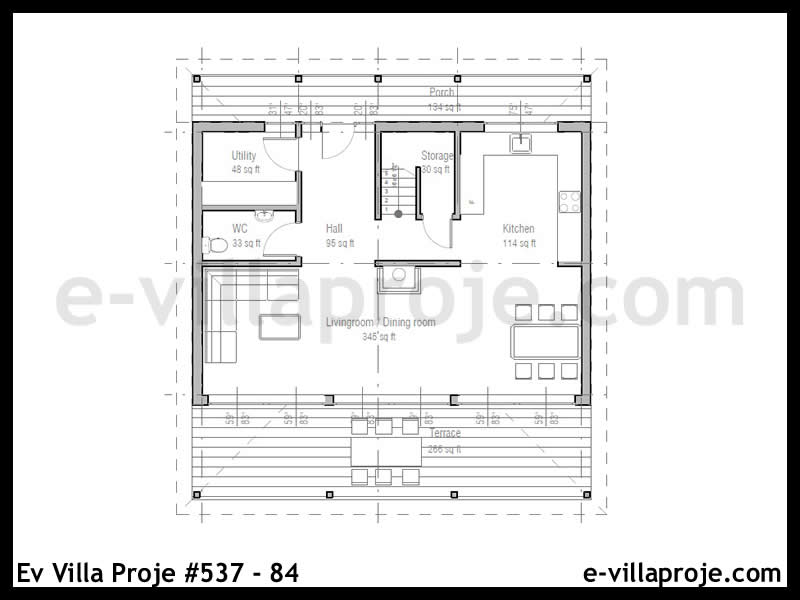 Model 537-84 — 116 m², 2 Kat thumbnail 2