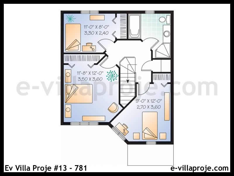 Model 13-781 — 117 m², 2 Kat thumbnail 3