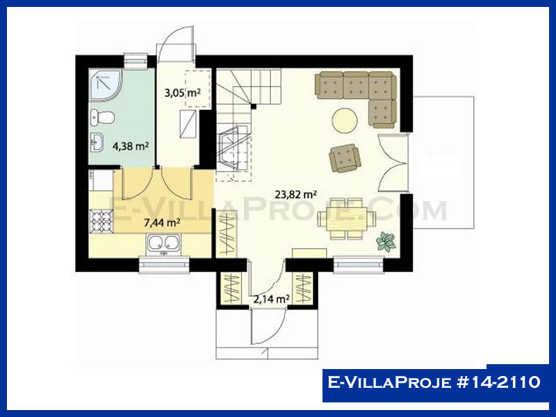 Model 14-2110 — 117 m², 2 storeys thumbnail 2