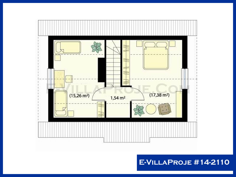 Model 14-2110 — 117 m², 2 storeys thumbnail 3