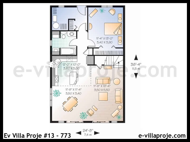 Modell 13-773 — 118 m², 2 Geschosse thumbnail 2