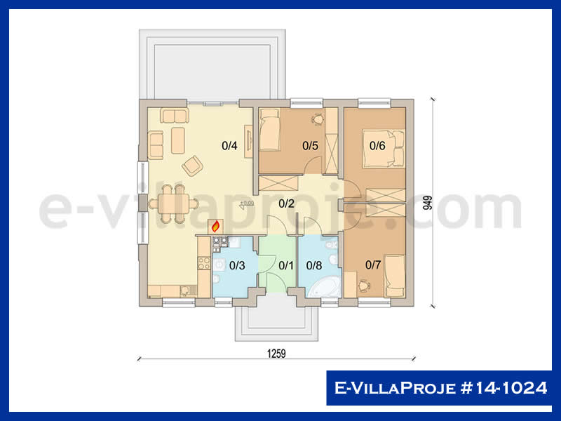 Model 14-1024 — 118 m², 1 Kat thumbnail 2