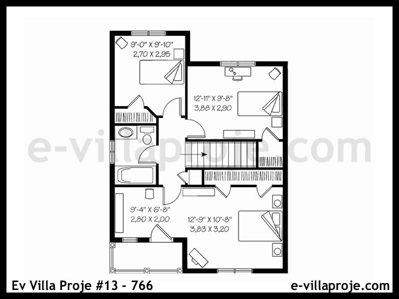 Model 13-766 — 119 m², 2 Kat thumbnail 3