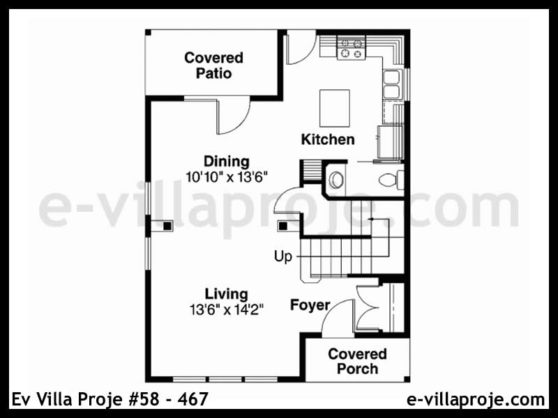 Modell 58-467 — 120 m², 2 Geschosse thumbnail 2