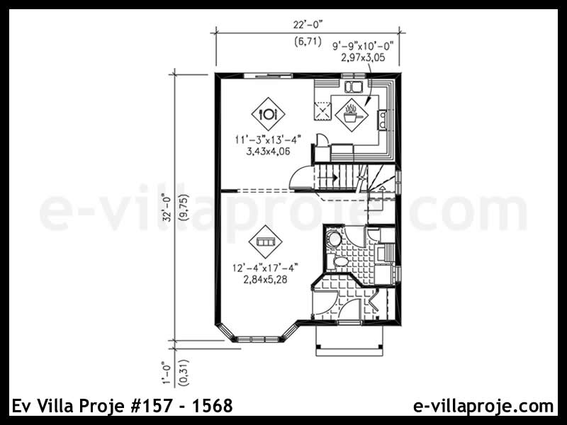 Model 157-1568 — 122 m², 2 Kat thumbnail 2