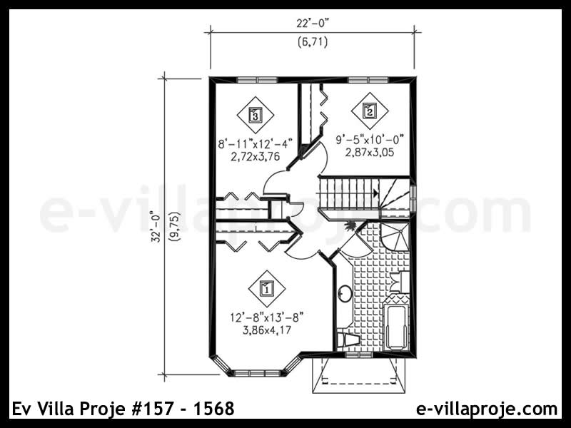 Model 157-1568 — 122 m², 2 Kat thumbnail 3