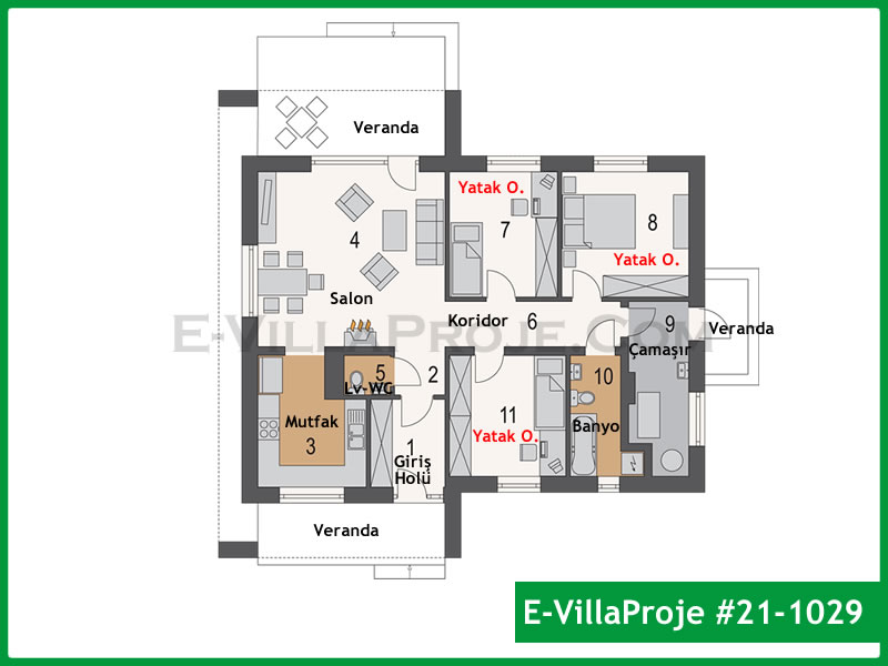 Model 21-1029 — 124 m², 1 Kat thumbnail 2