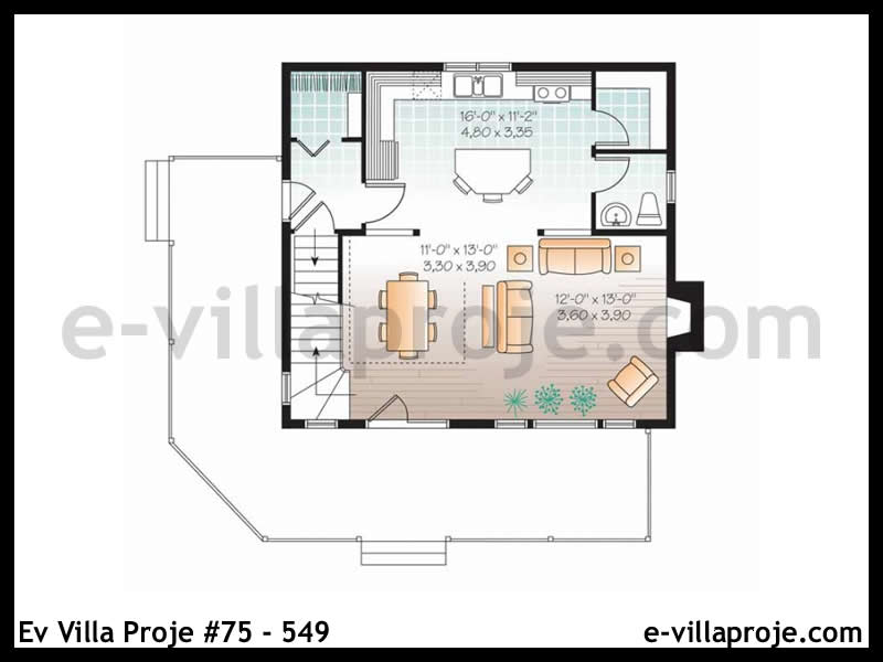 Model 75-549 — 125 m², 2 Kat thumbnail 2
