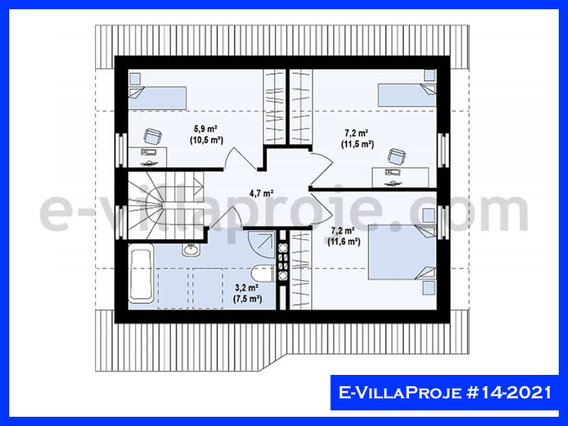 Model 14-2021 — 126 m², 2 Kat thumbnail 3