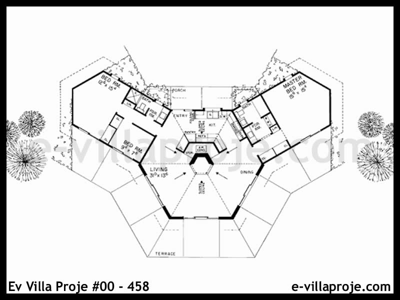 Modell 00-458 — 126 m², 1 Geschoss thumbnail 2