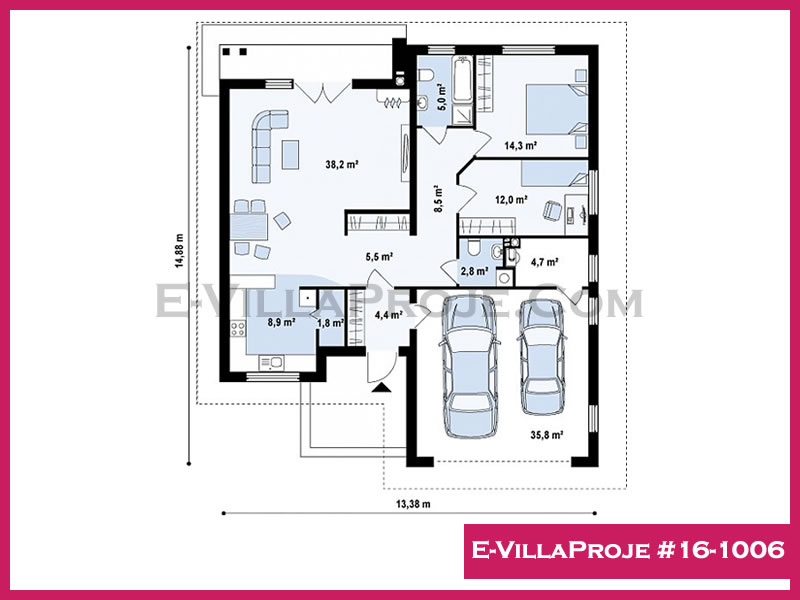 Model 16-1006 — 127 m², 1 storey thumbnail 2