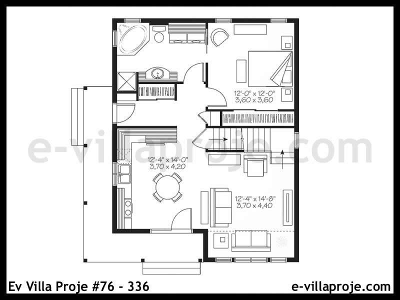 Model 76-336 — 128 m², 2 Kat thumbnail 2