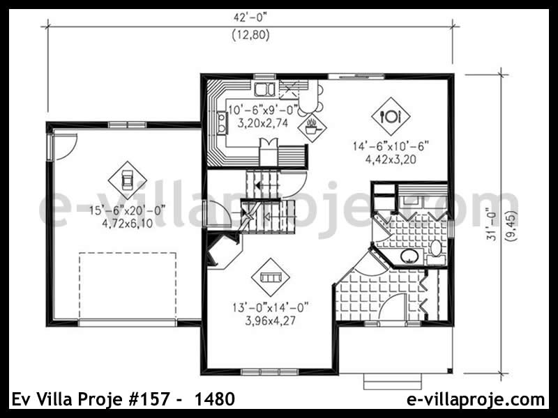 Model 157-1480 — 128 m², 2 Kat thumbnail 2