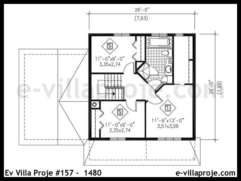 Model 157-1480 — 128 m², 2 Kat thumbnail 3
