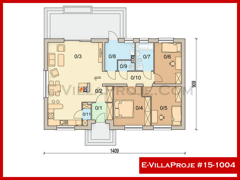 Model 15-1004 — 128 m², 1 Kat thumbnail 2