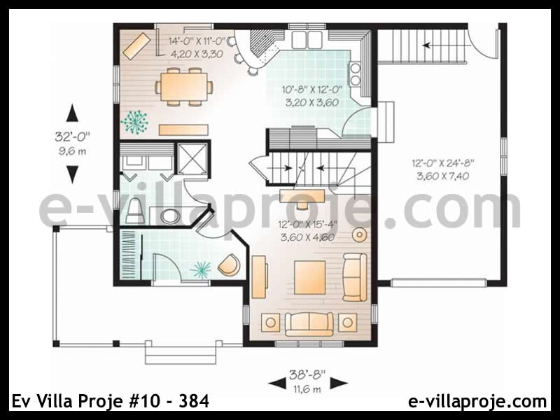 Model 10-384 — 129 m², 2 Kat thumbnail 2