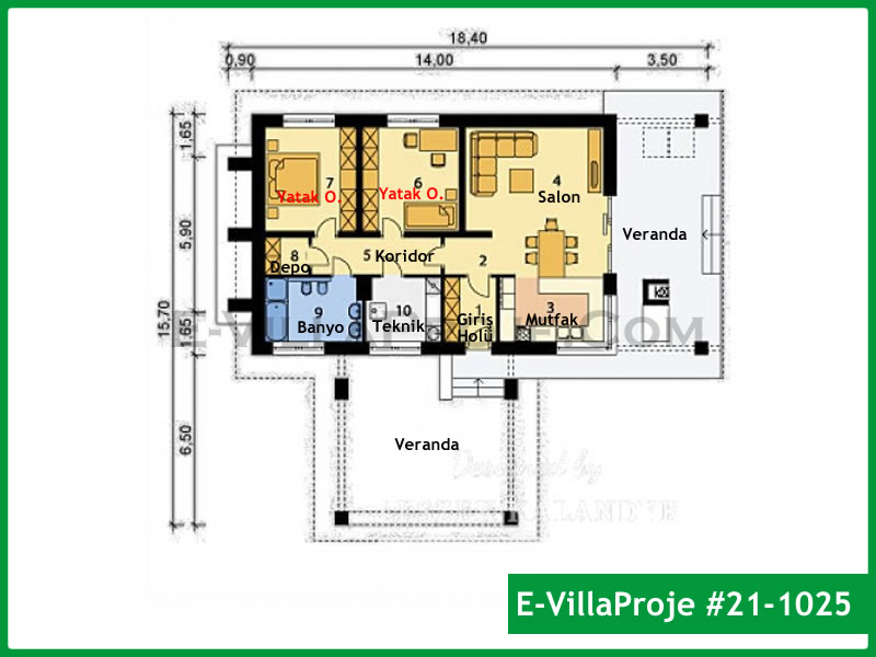 Model 21-1025 — 129 m², 1 Kat thumbnail 2