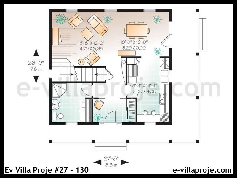 Model 27-130 — 130 m², 2 Kat thumbnail 2