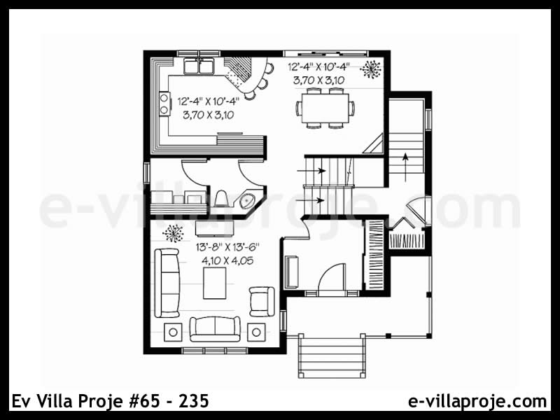 Modell 65-235 — 130 m², 2 Geschosse thumbnail 2