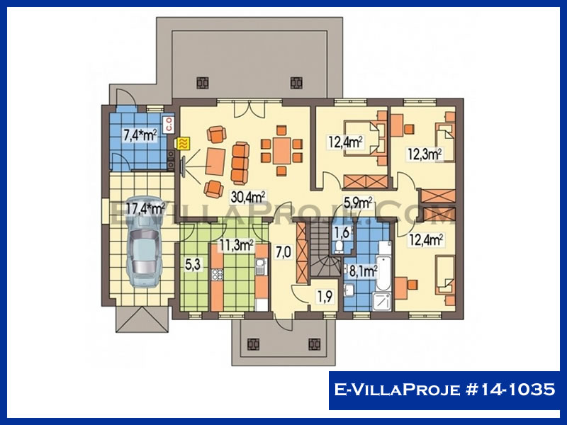 Model 14-1035 — 130 m², 1 storey thumbnail 2