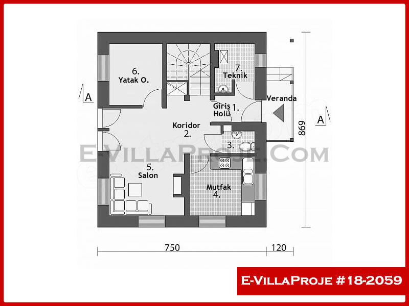 Model 18-2059 — 131 m², 2 storeys thumbnail 2