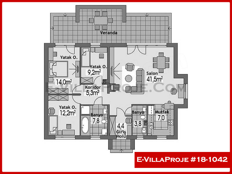 Model 18-1042 — 131 m², 1 Kat thumbnail 2