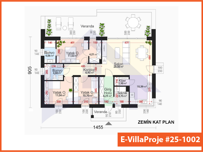 Model 25-1002 — 132 m², 1 Kat thumbnail 2