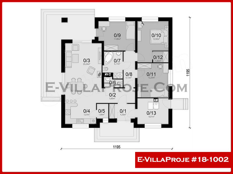 Model 18-1002 — 133 m², 1 Kat thumbnail 2