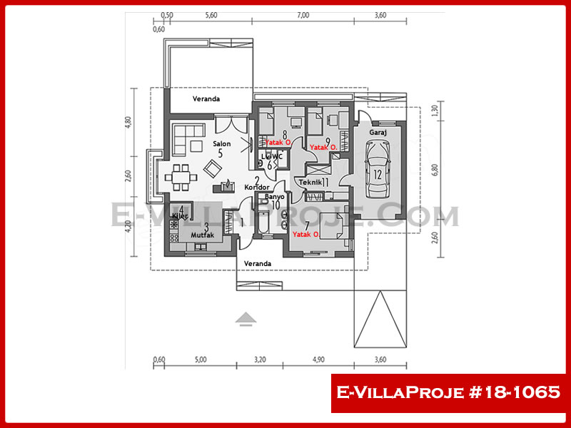 Modell 18-1065 — 133 m², 1 Geschoss thumbnail 2